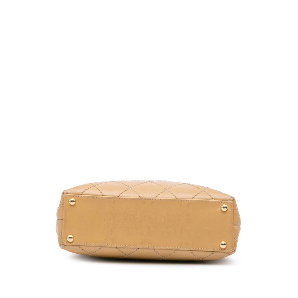 Chanel CC Wild Stitch Calfskin Handbag - Image 6