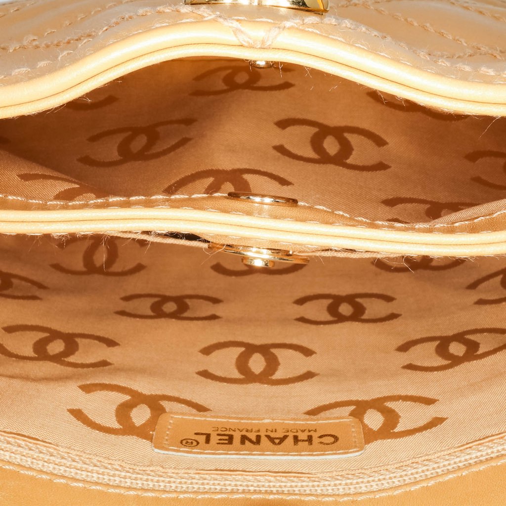 Chanel CC Wild Stitch Calfskin Handbag - Side view