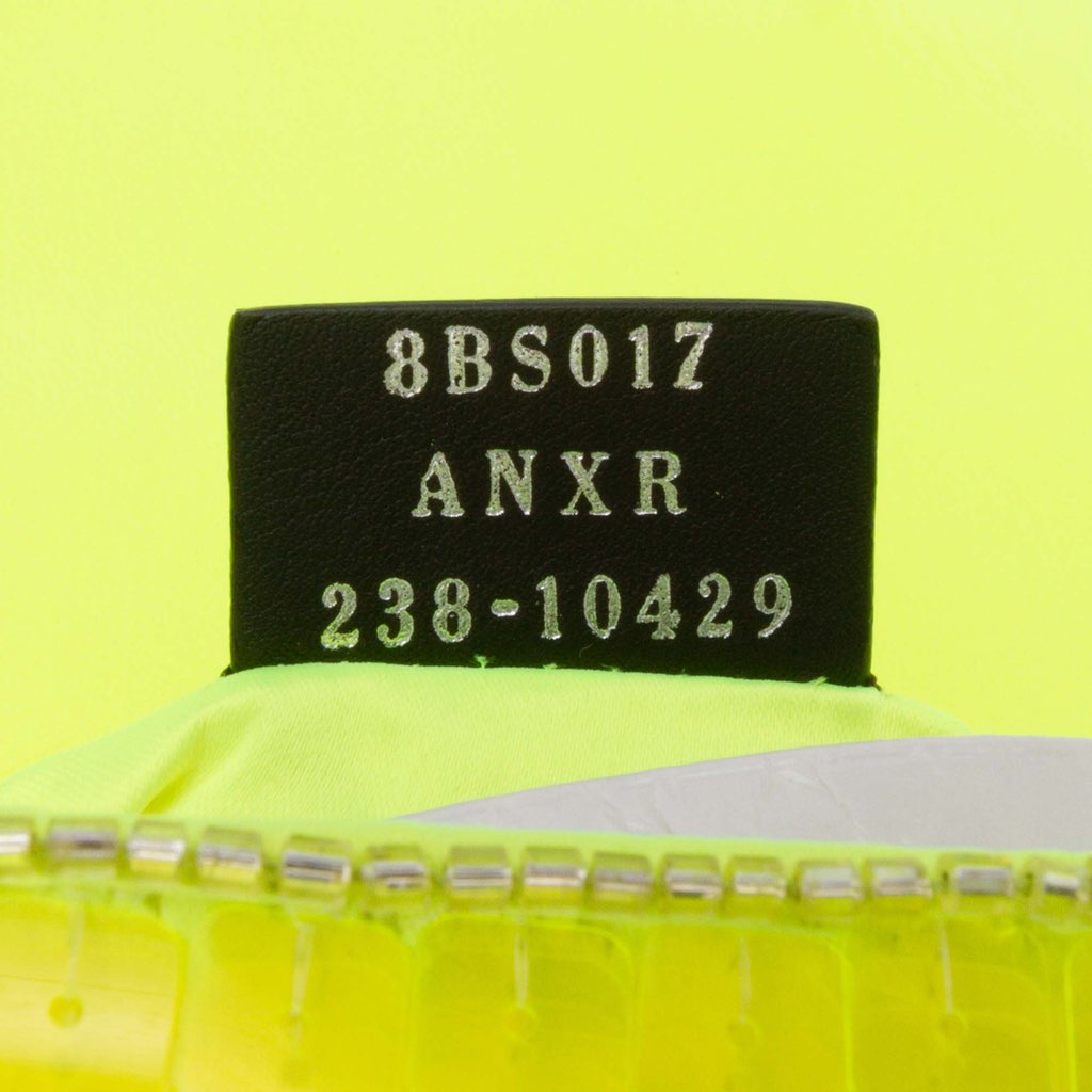 Fendi Mini Transparent Paillettes Elaphe Baguette Satchel - Detail 1