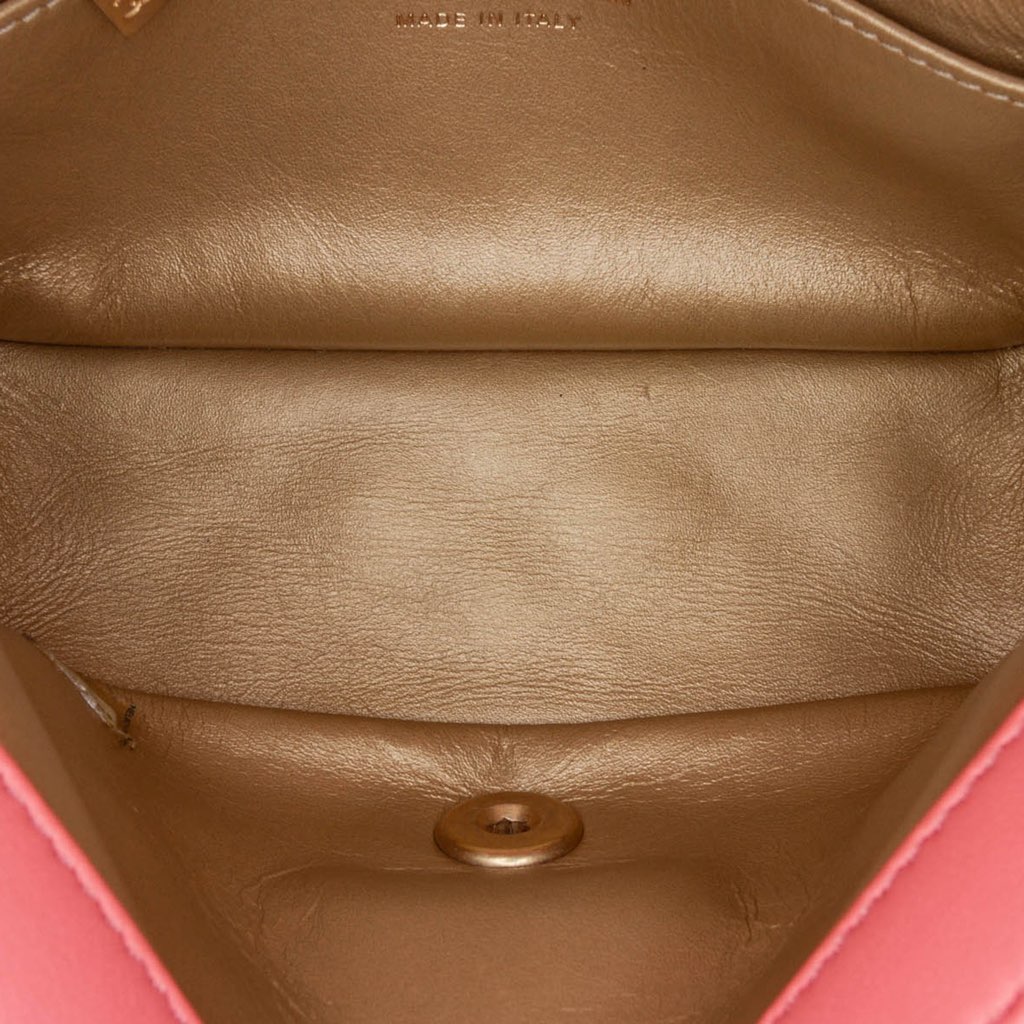 Chanel Mini Square Classic Lambskin Pearl Crush Single Flap - 4