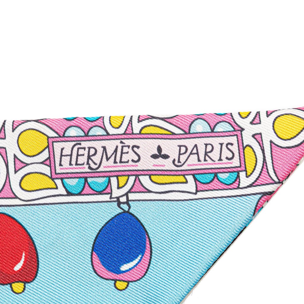Hermès Parures Des Maharajas Silk Twilly Scarf - 3