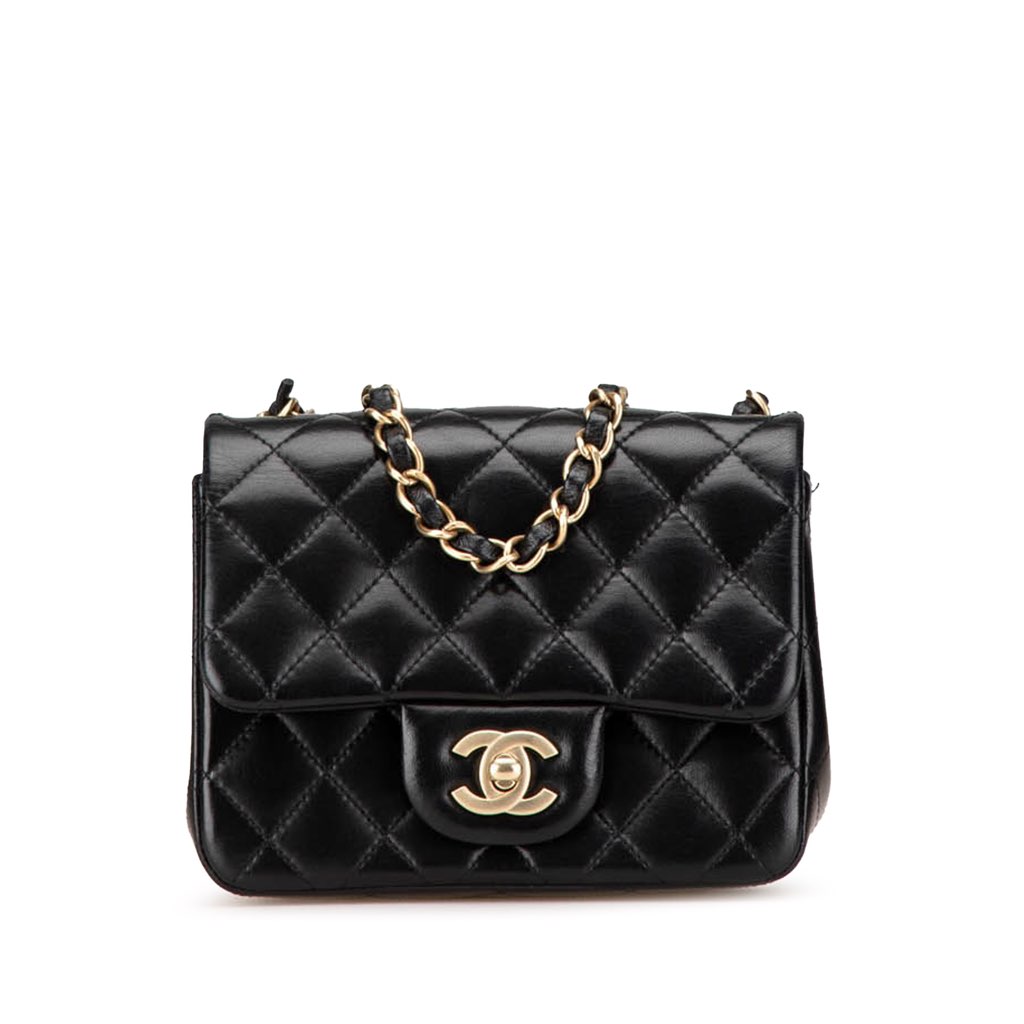 Chanel Mini Square Classic Lambskin Single Flap