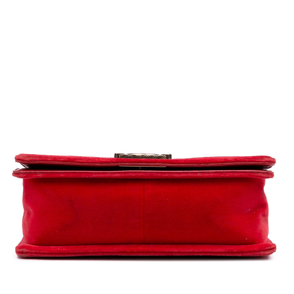 Chanel Old Medium Quilted Tweed and Velvet Boy Flap - 3