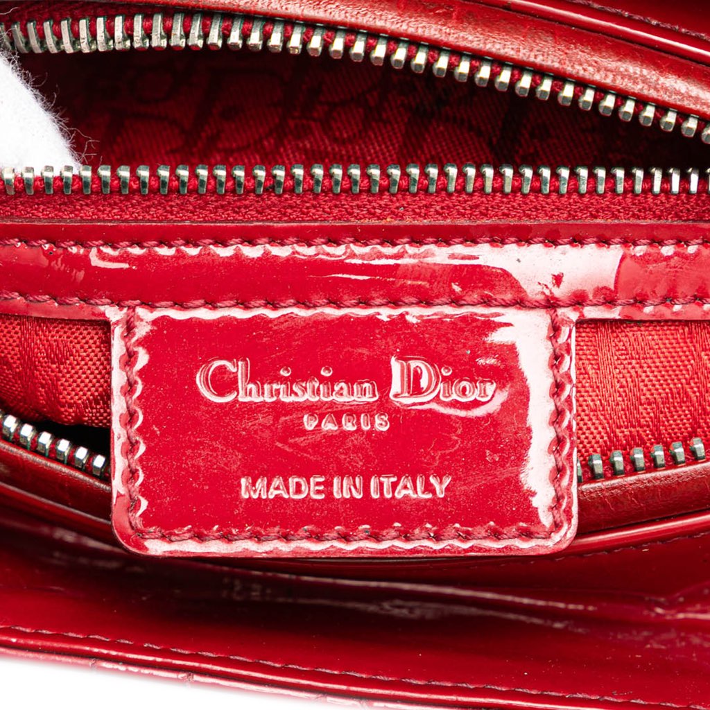 Dior Medium Patent Cannage Lady Dior - 5