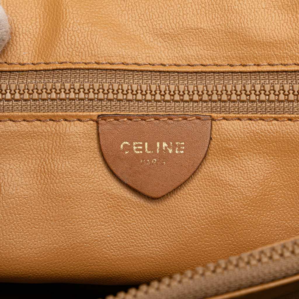 Celine Macadam Coated Canvas Handbag - 5
