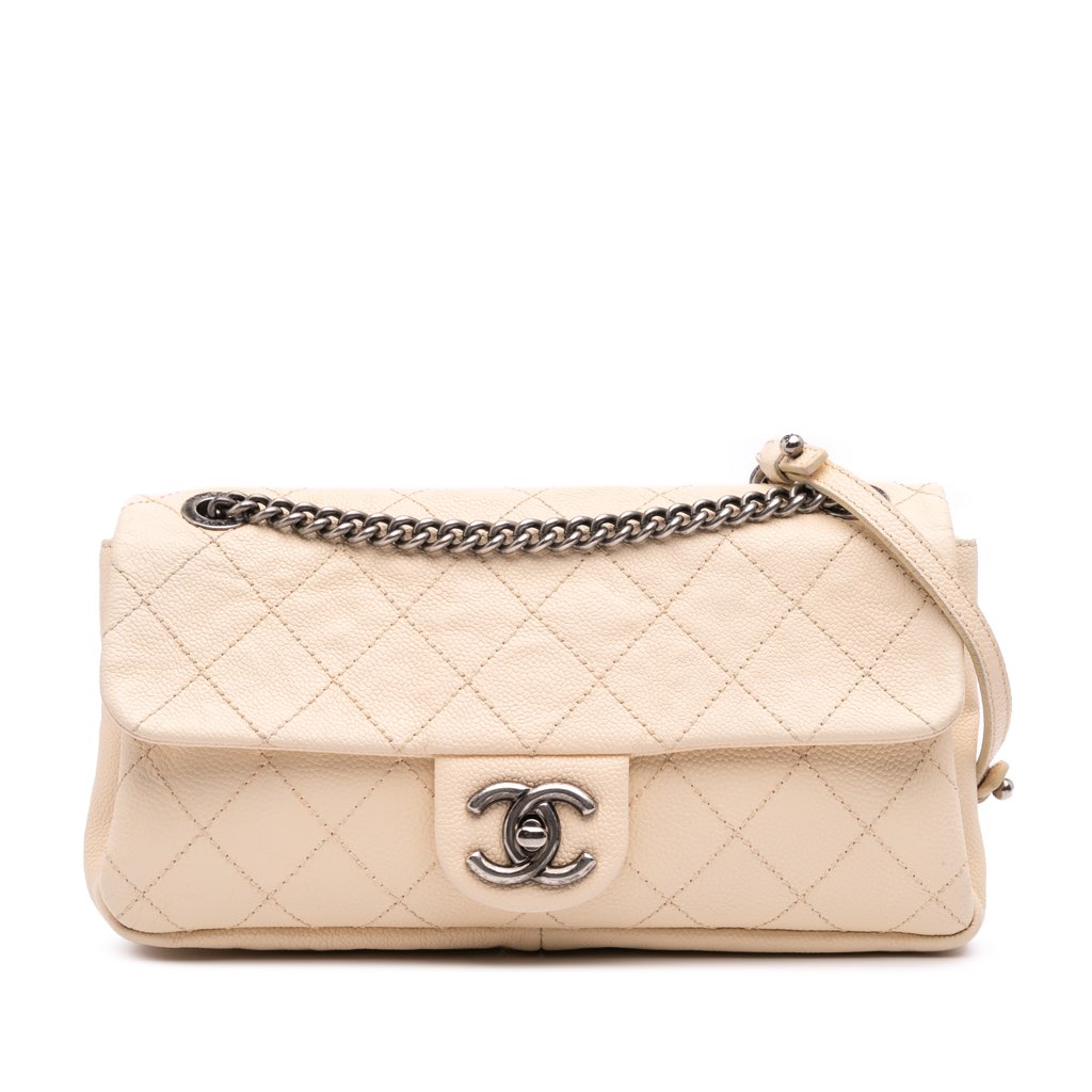Chanel Medium Quilted Caviar Simply CC Flap