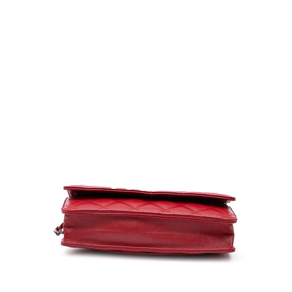 Chanel CC Lambskin Wallet on Chain - 3