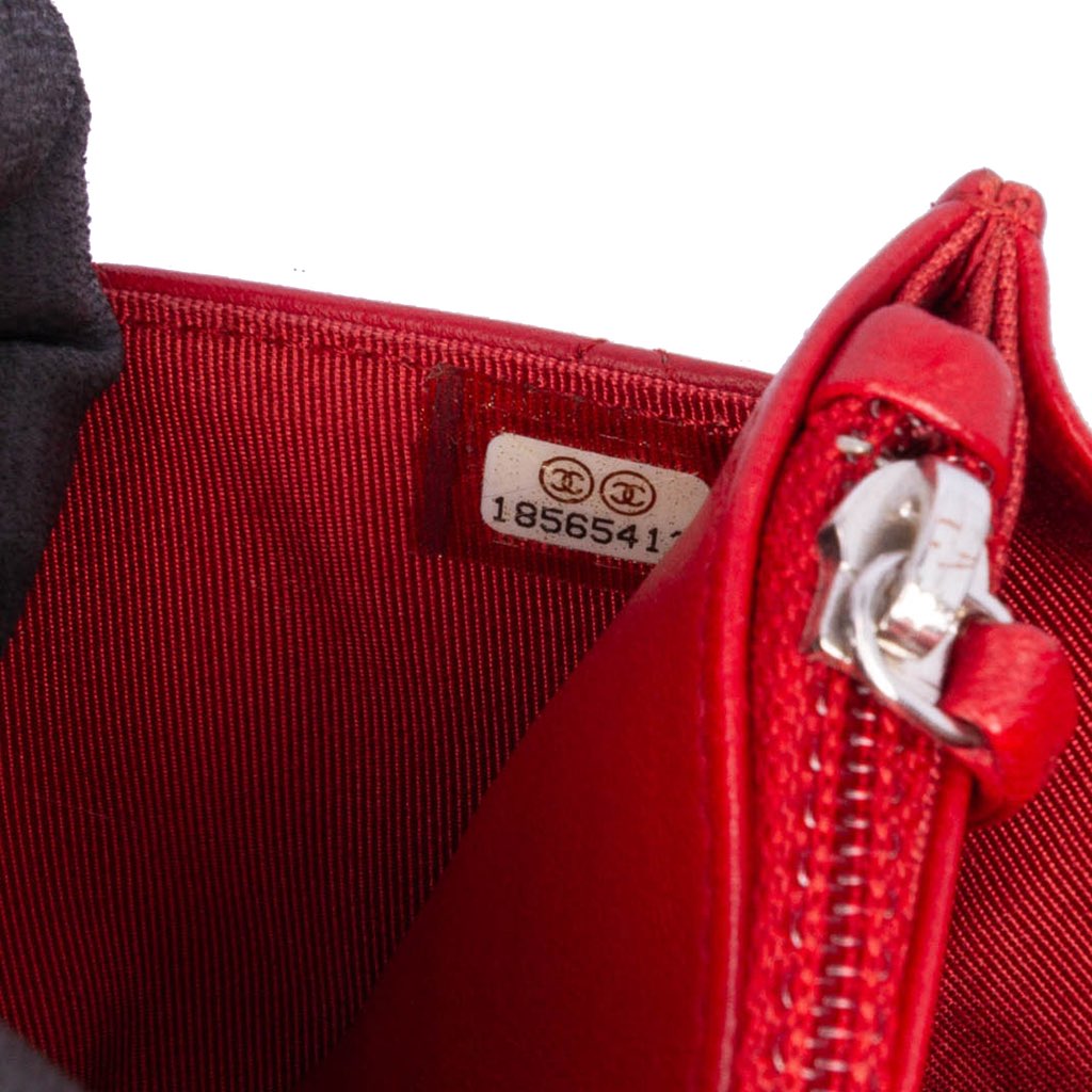 Chanel CC Lambskin Wallet on Chain - 5