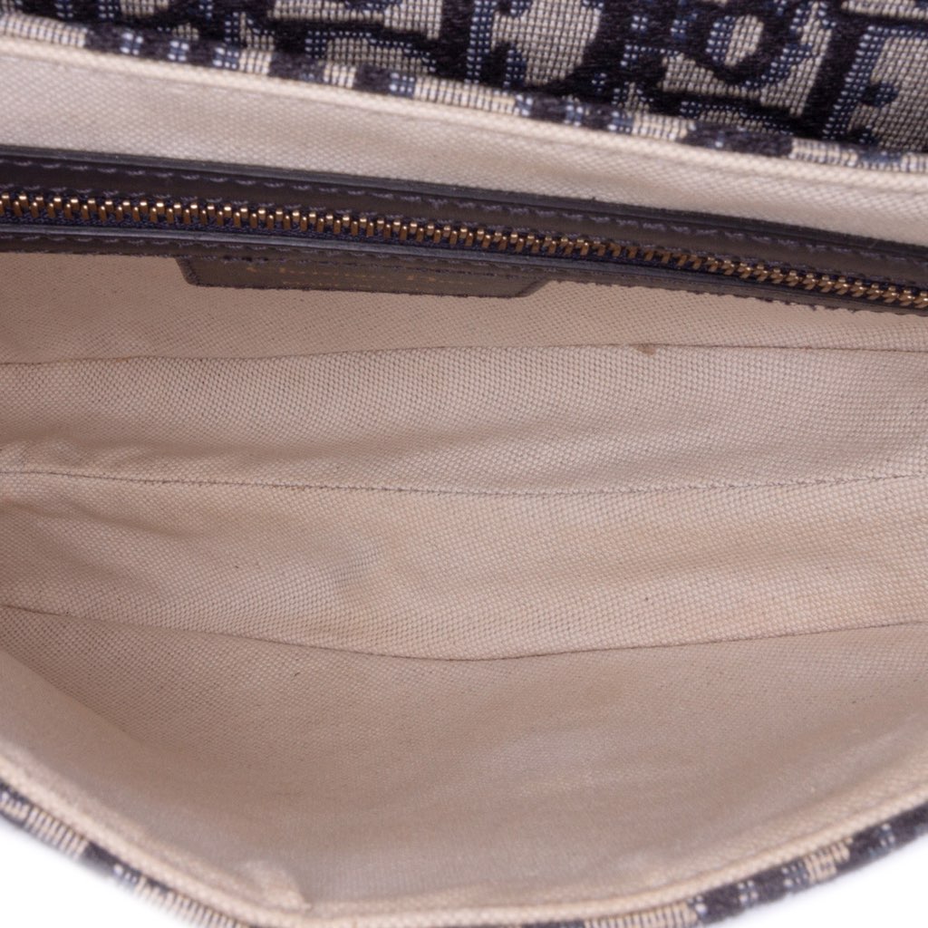 Dior Oblique Canvas Saddle Bag - 4