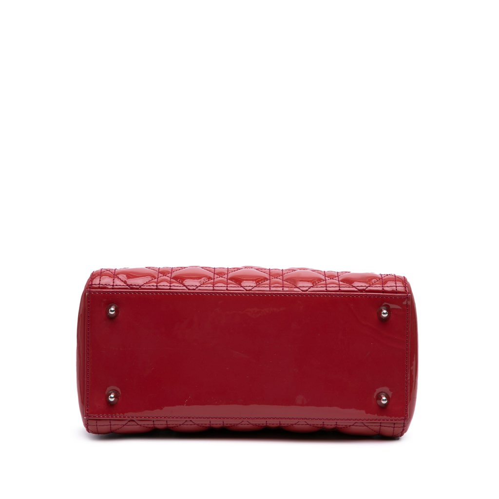 Dior Medium Patent Cannage Lady Dior - 3