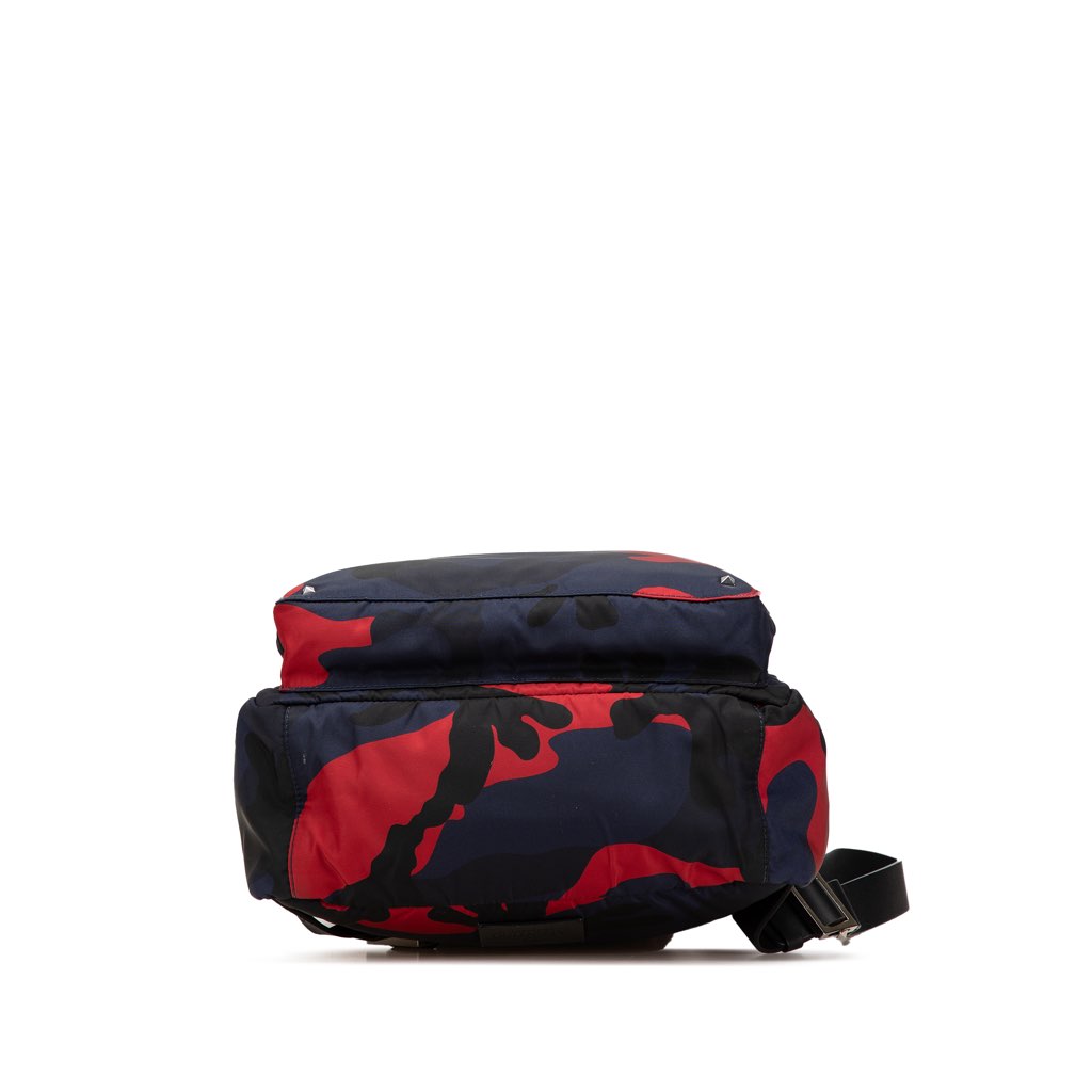 Valentino Printed Nylon Camouflage Backpack - 3
