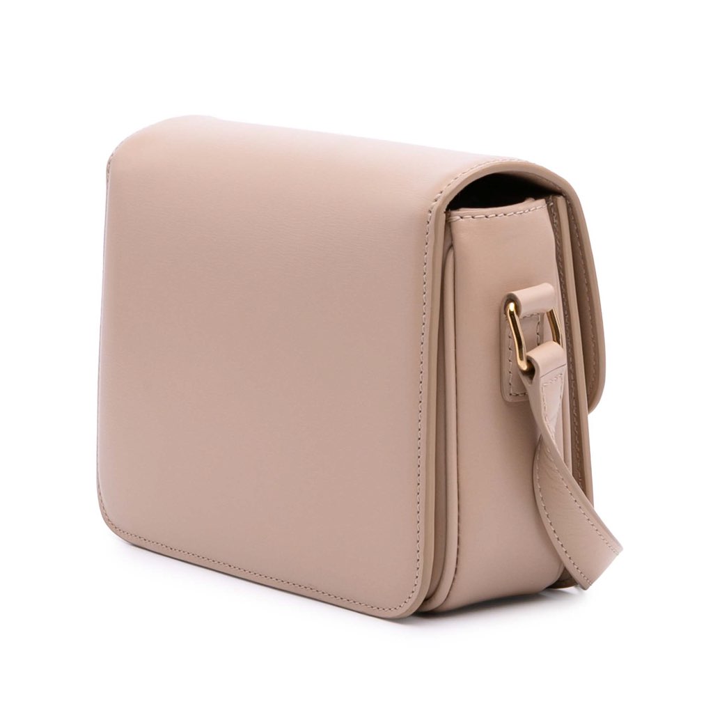 Celine Teen Shiny Calfskin Triomphe Crossbody - 2