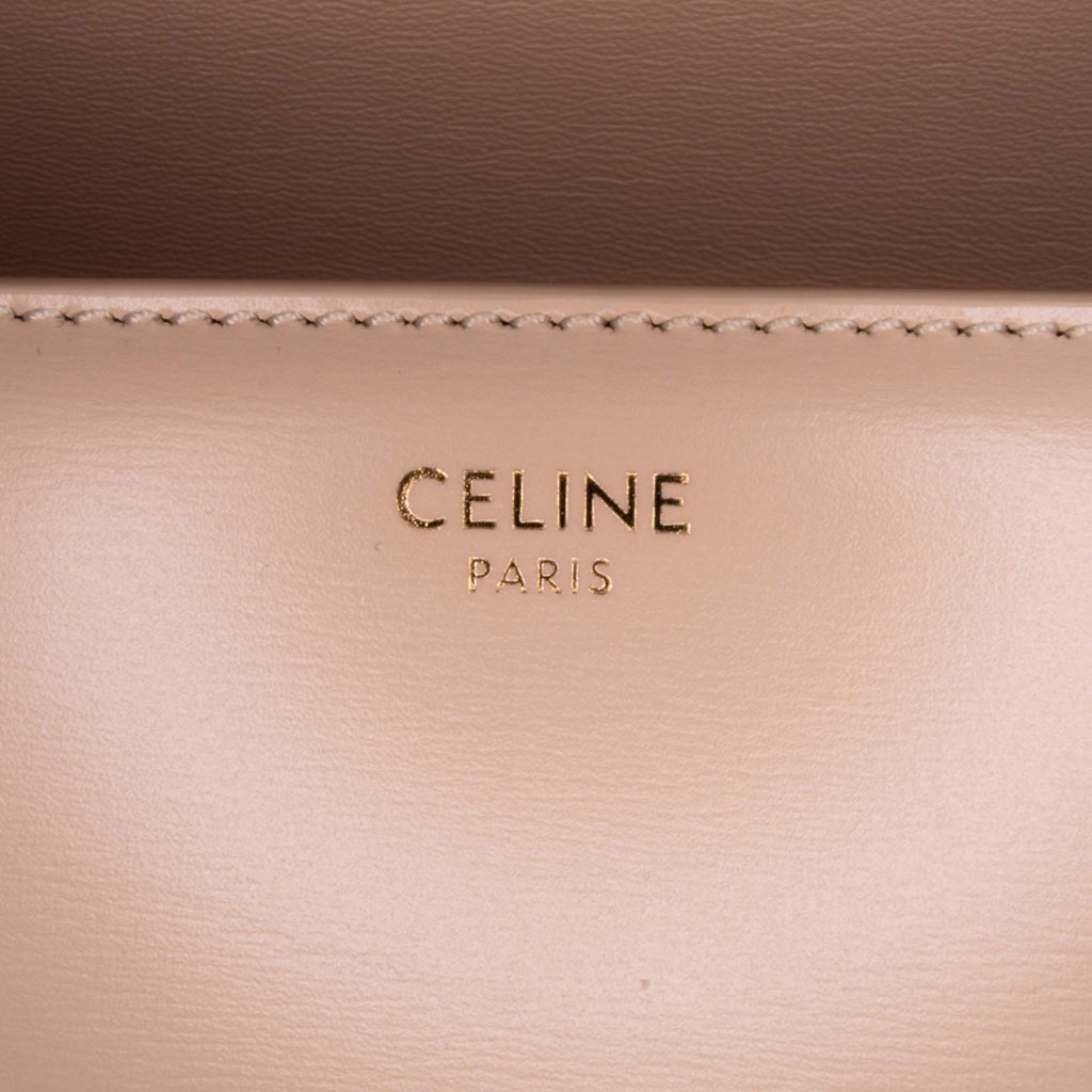 Celine Teen Shiny Calfskin Triomphe Crossbody - 5