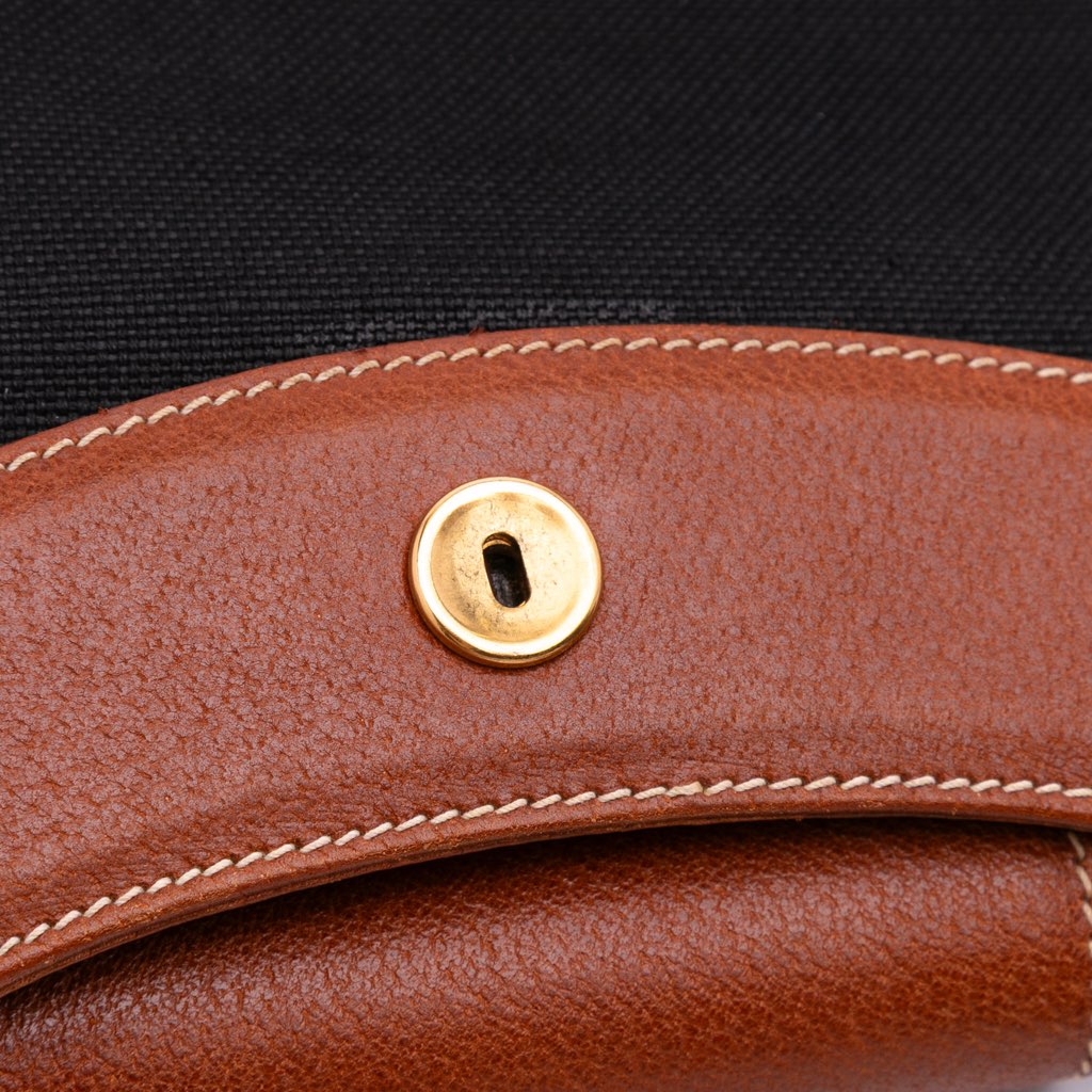 Gucci Canvas Bamboo Handbag - Detail 2