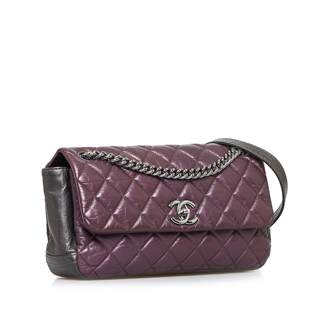 Chanel Glazed Matelasse Portobello Flap Bag - 2