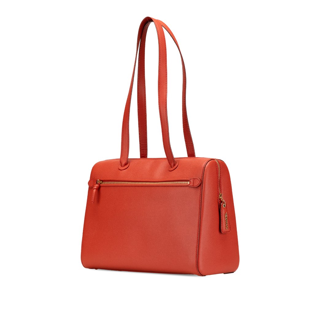 Chanel Grained Calfskin Tote - Back view