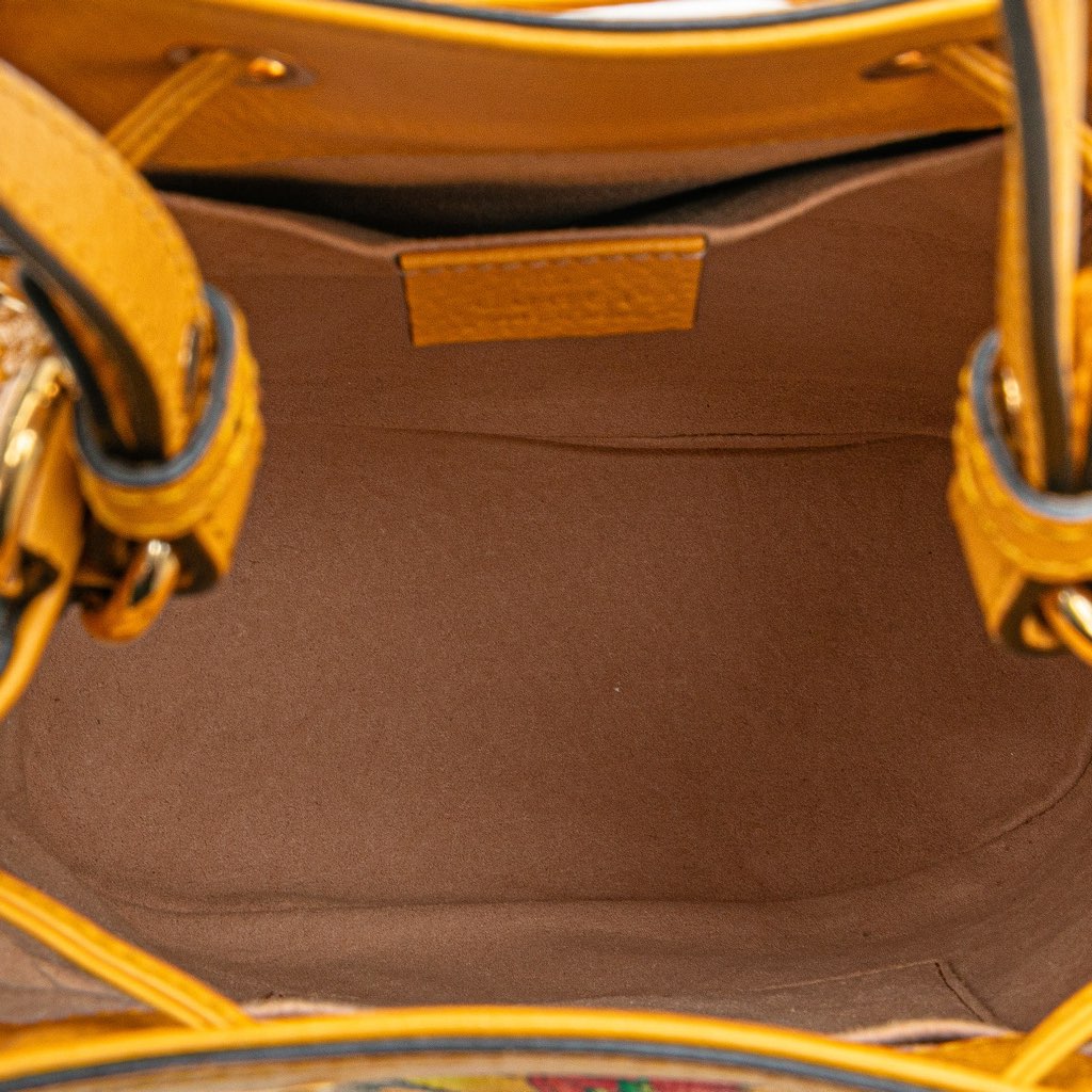 Gucci Small GG Supreme Flora Bucket Bag - 4