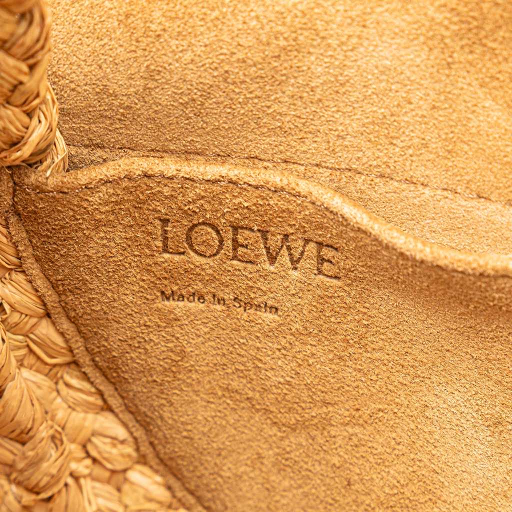 Loewe Medium Raffia Gate Crossbody - Side view