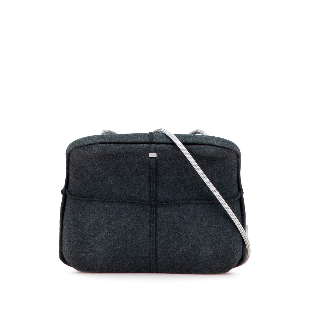 Chanel Felt Millennium Hard Case Crossbody