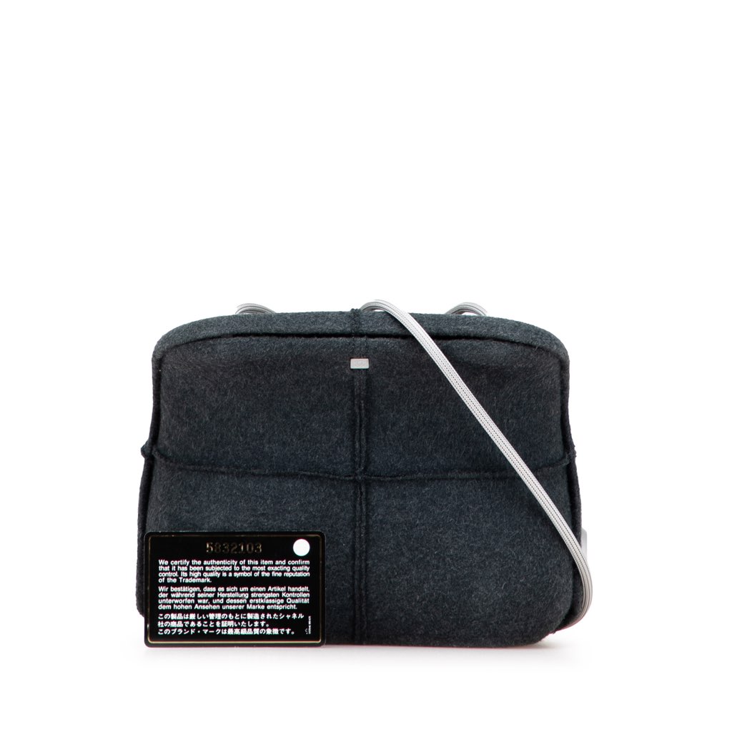 Chanel Felt Millennium Hard Case Crossbody - Image 13