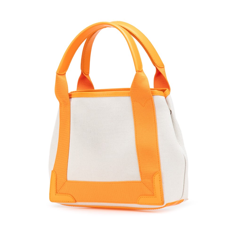 Balenciaga Canvas Navy Cabas XS - Back view