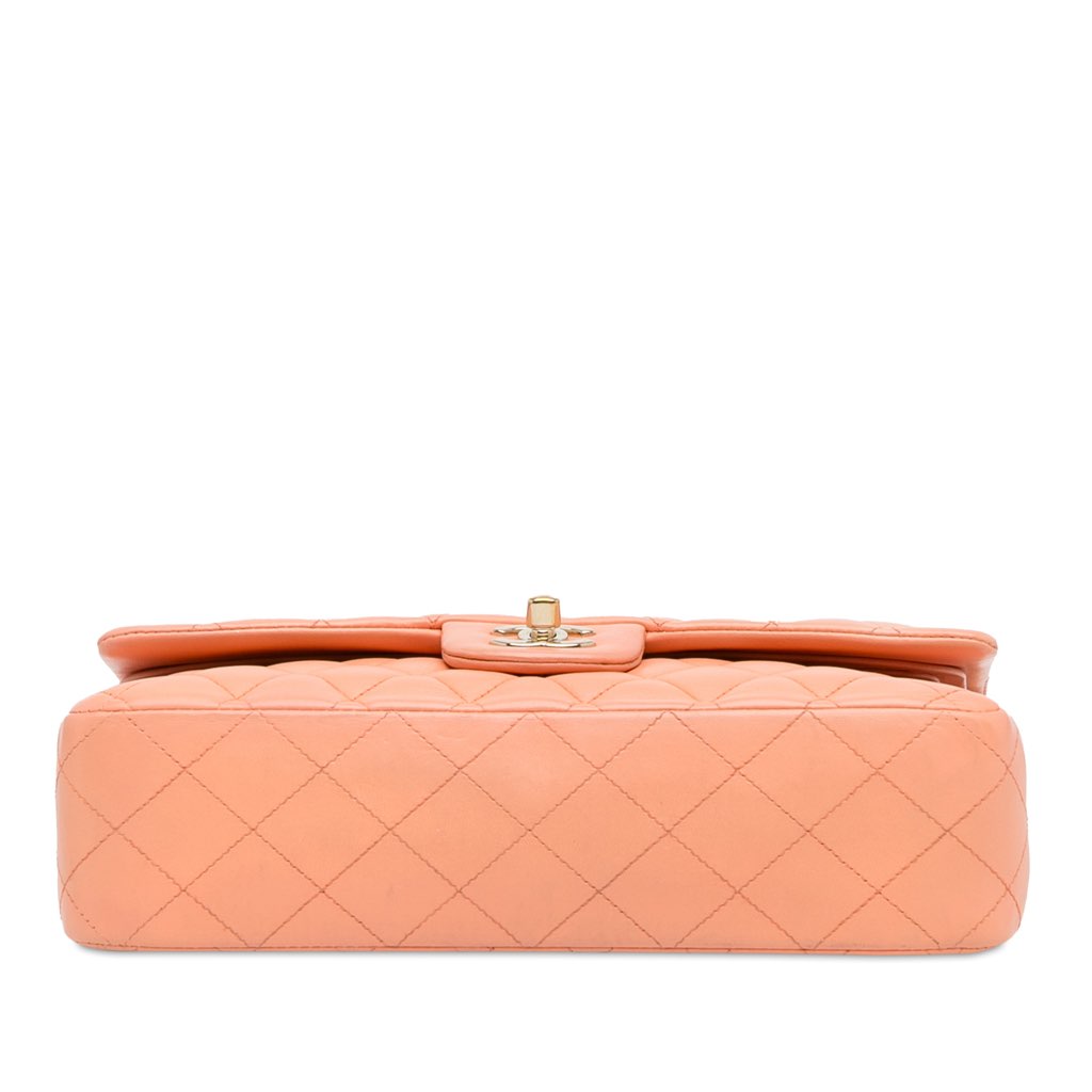 Chanel Medium Classic Lambskin Double Flap - 5