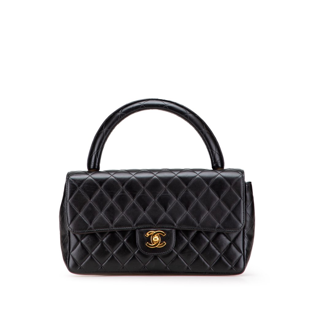 Chanel Medium Lambskin Parent Kelly Flap