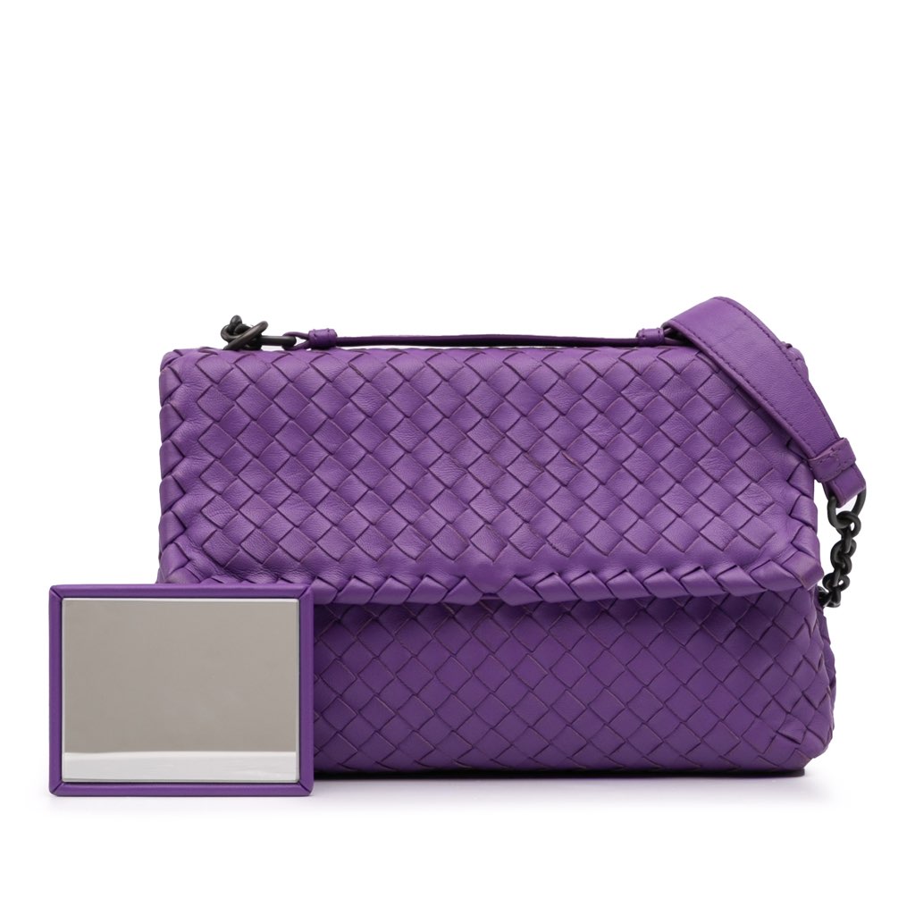 Bottega Veneta Small Nappa Intrecciato Olimpia Shoulder Bag - Image 14