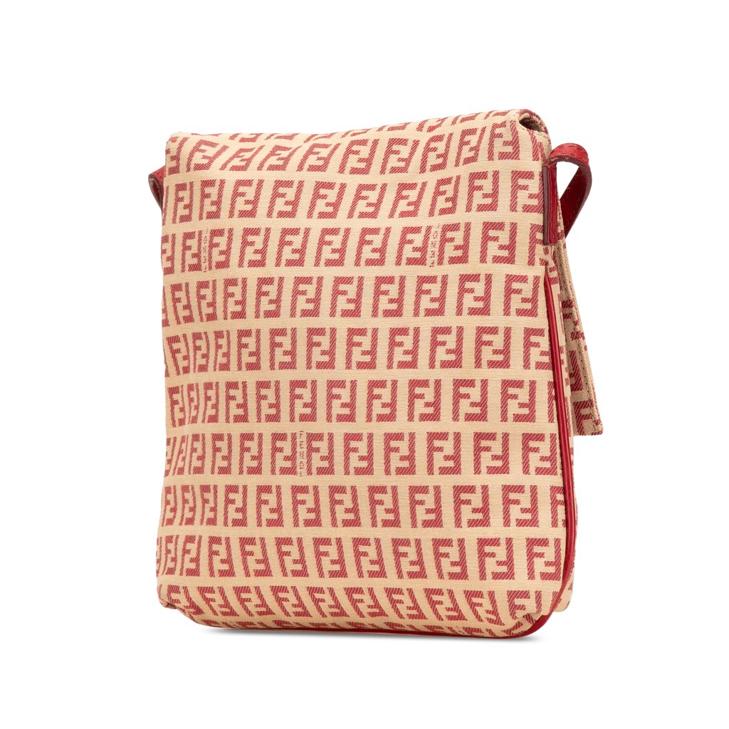Fendi Zucchino Canvas Flap Crossbody - 2