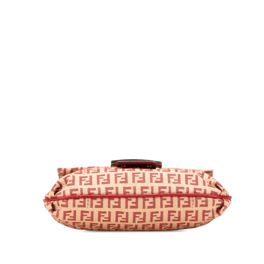 Fendi Zucchino Canvas Flap Crossbody - 3