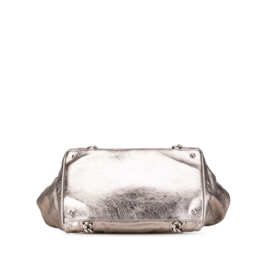 Chanel Medium Metallic Calfskin Modern Chain Tote - 3
