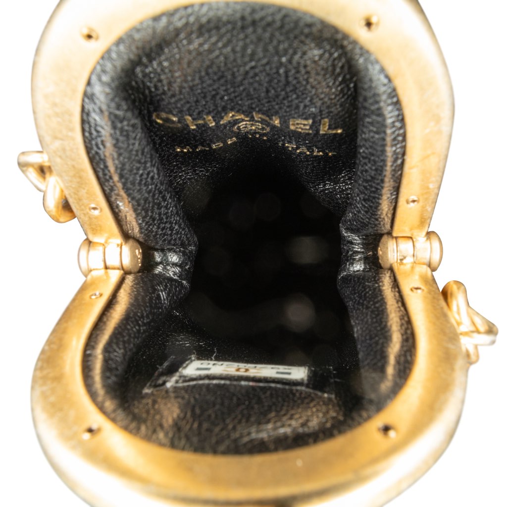 Chanel CC Quilted Lambskin Lipstick Case on Chain - 4