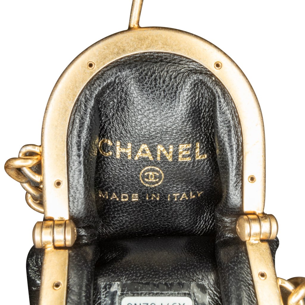 Chanel CC Quilted Lambskin Lipstick Case on Chain - 5