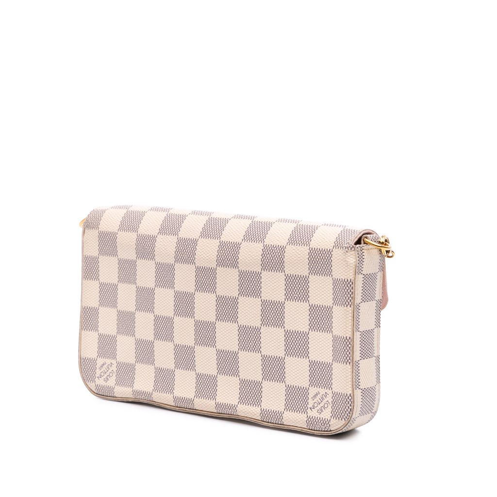 Louis Vuitton Damier Azur Pochette Felicie - Back view