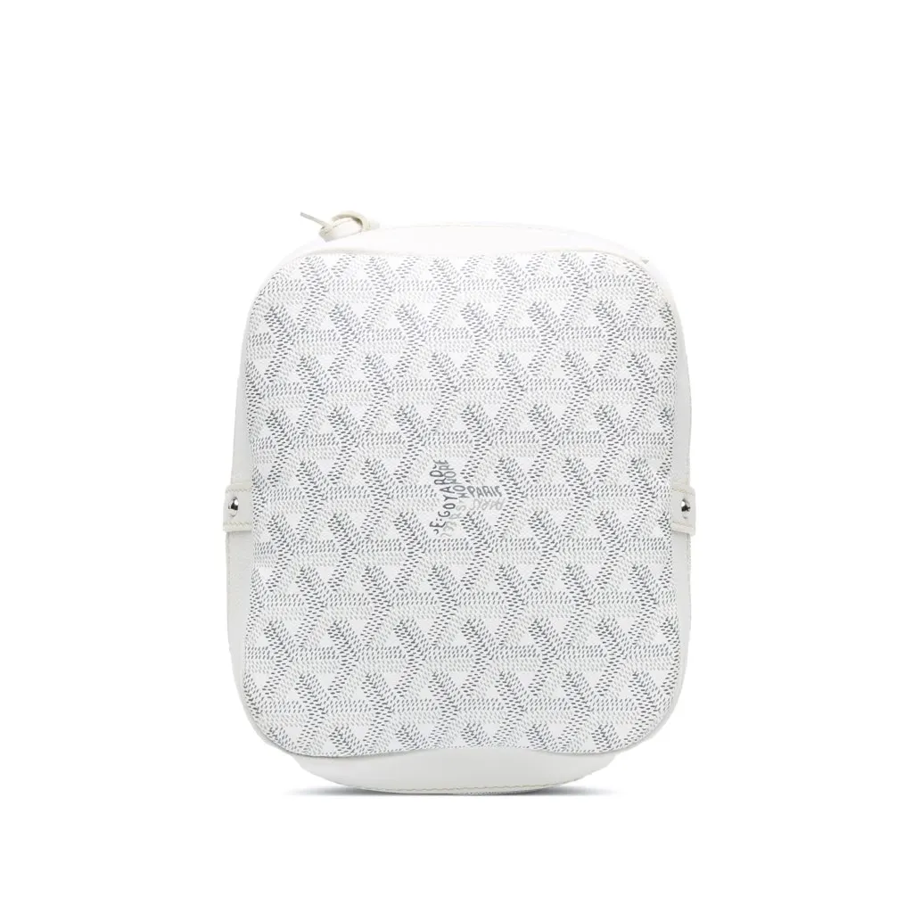 Goyard Goyardine Petit Flot White Canvas Very good - Inside View