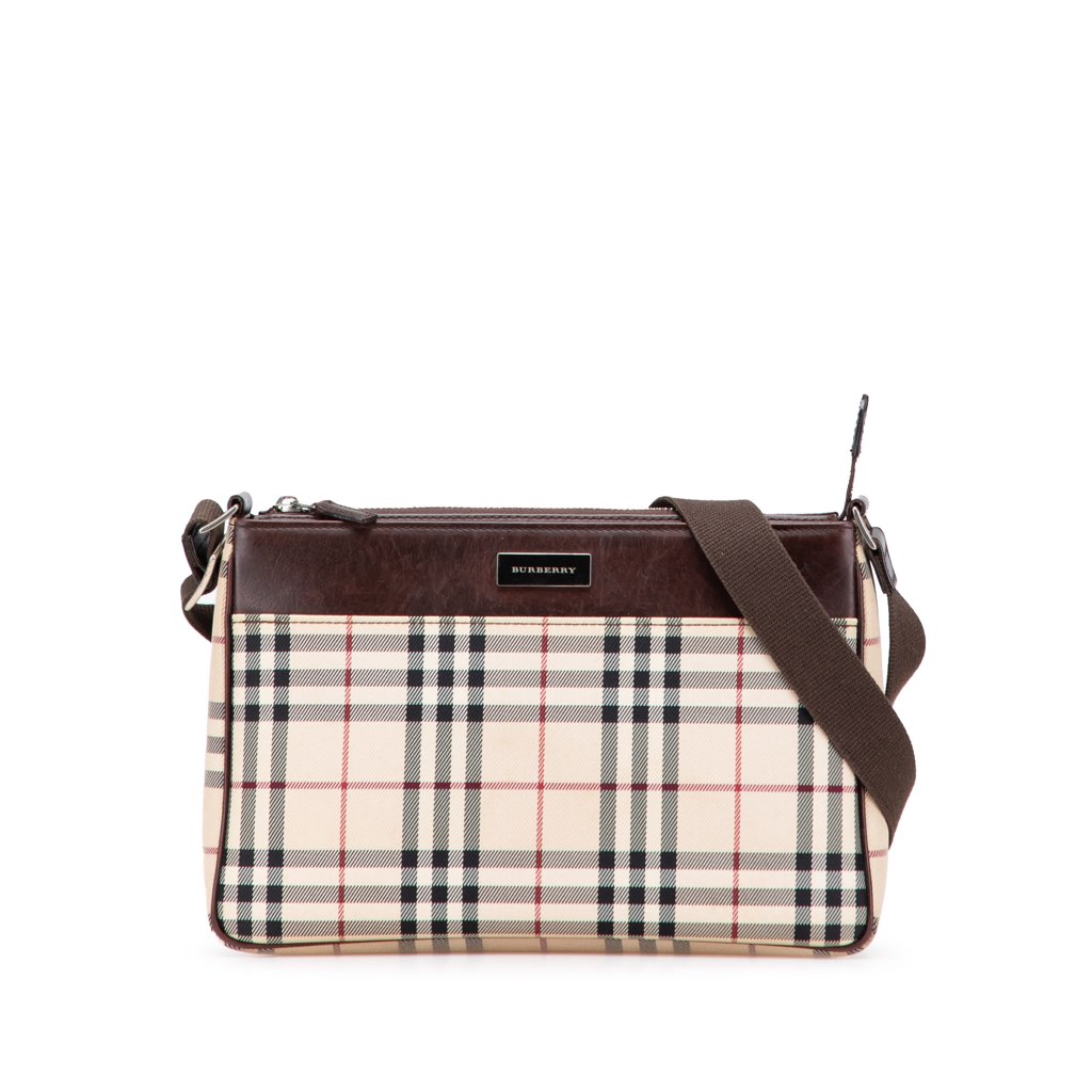 Burberry House Check Canvas Crossbody
