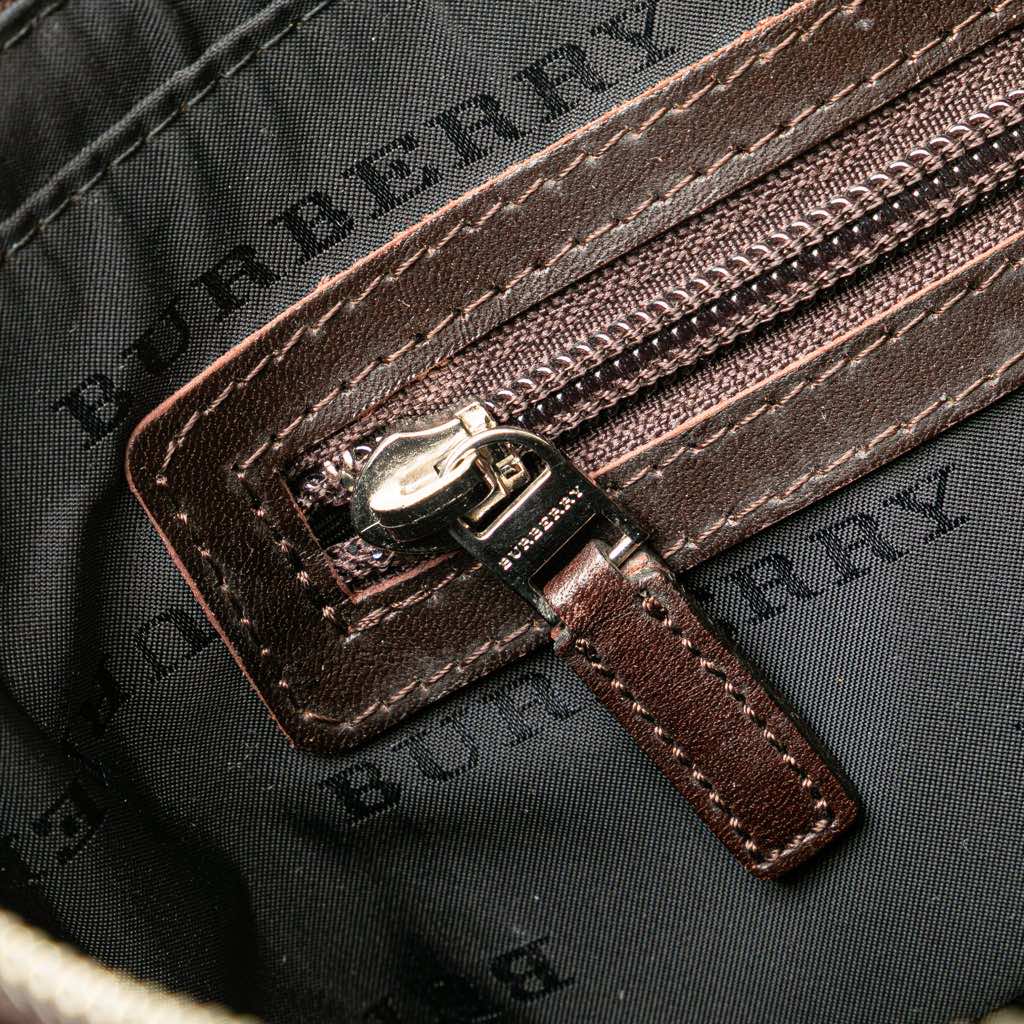 Burberry House Check Canvas Crossbody - Detail 1