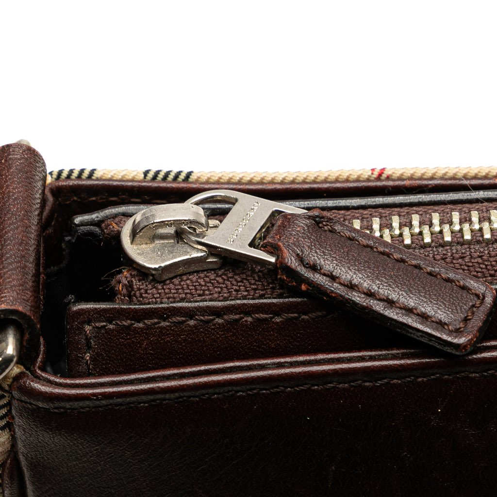 Burberry House Check Canvas Crossbody - Detail 2