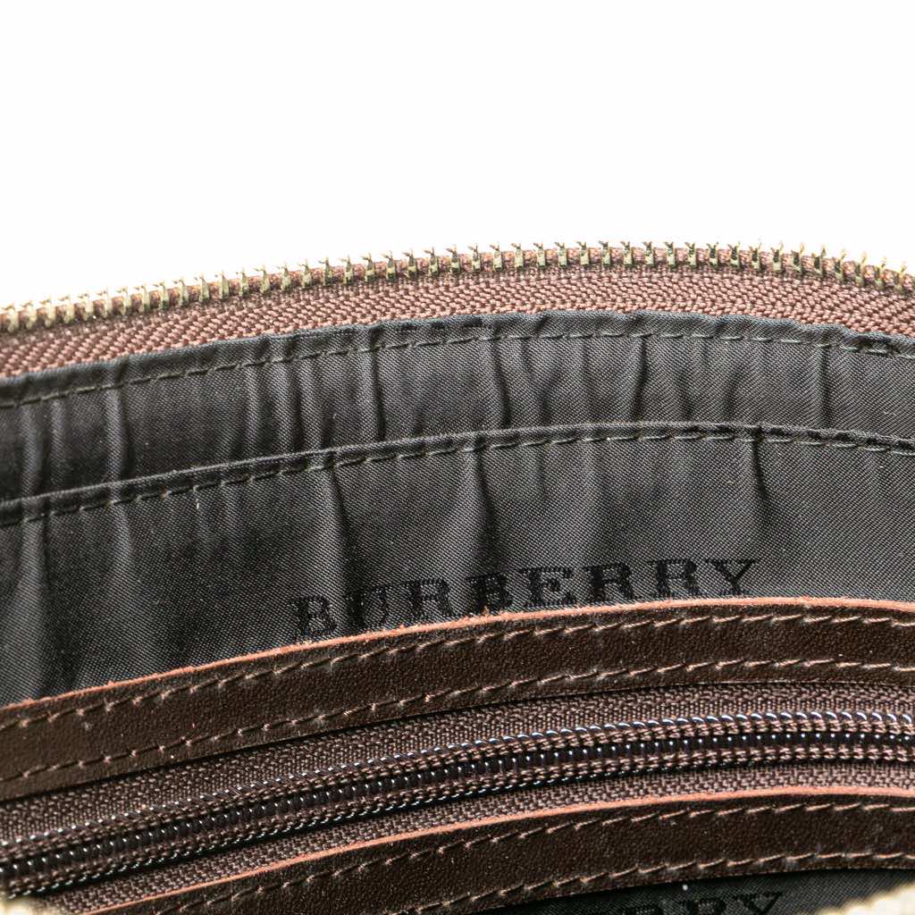 Burberry House Check Canvas Crossbody - Image 11