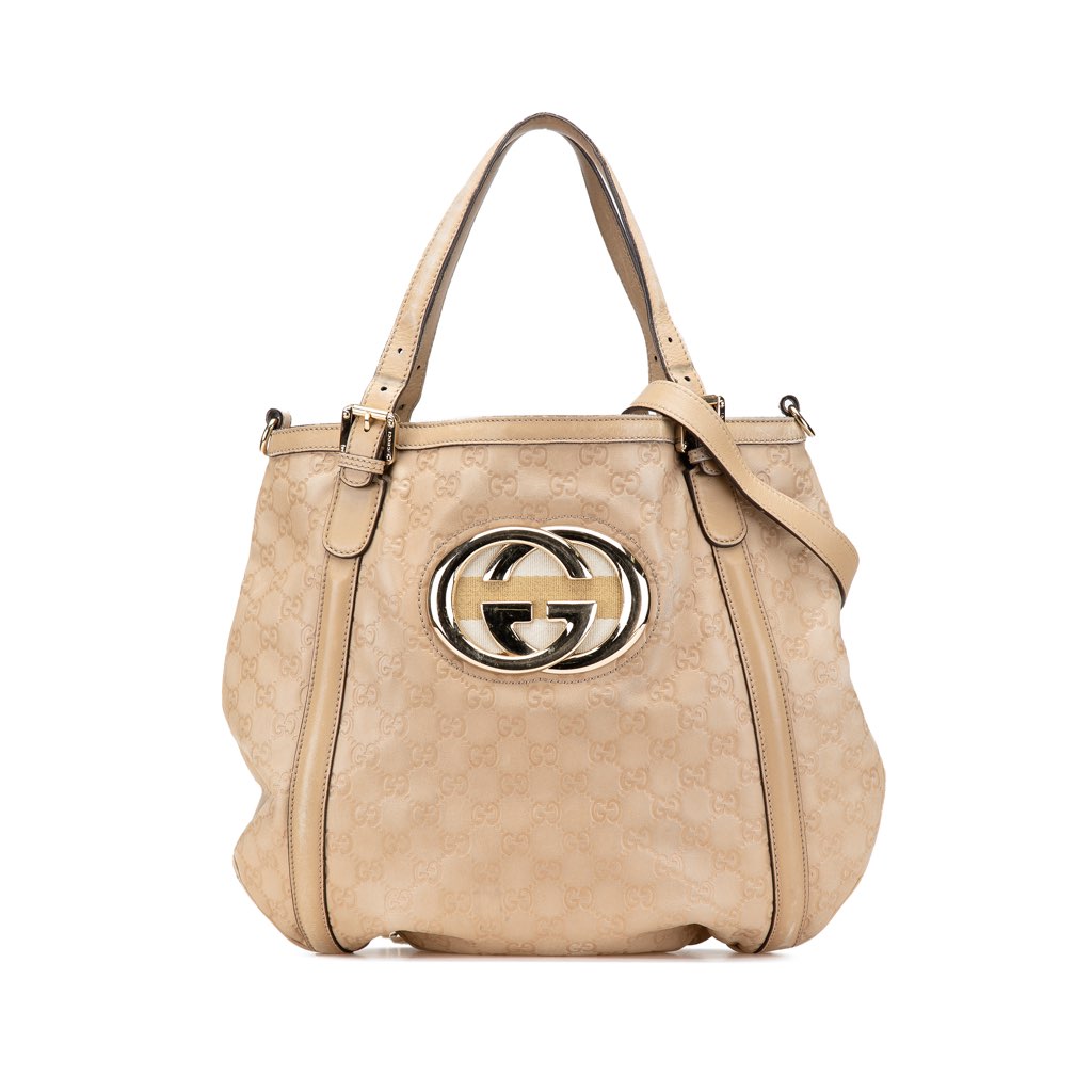 Gucci Medium Guccissima Web Britt Satchel