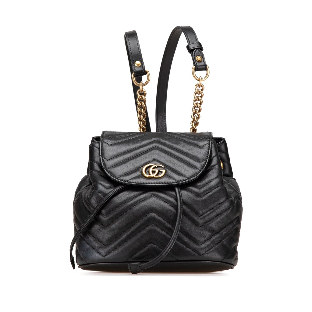 Gucci GG Marmont Matelasse Calfskin Backpack