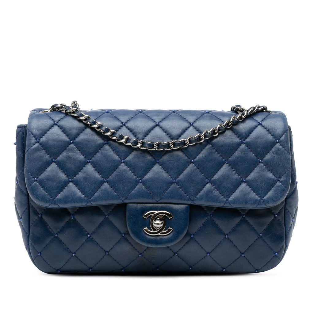 Chanel Small Quilted Lambskin Beaded Single Flap