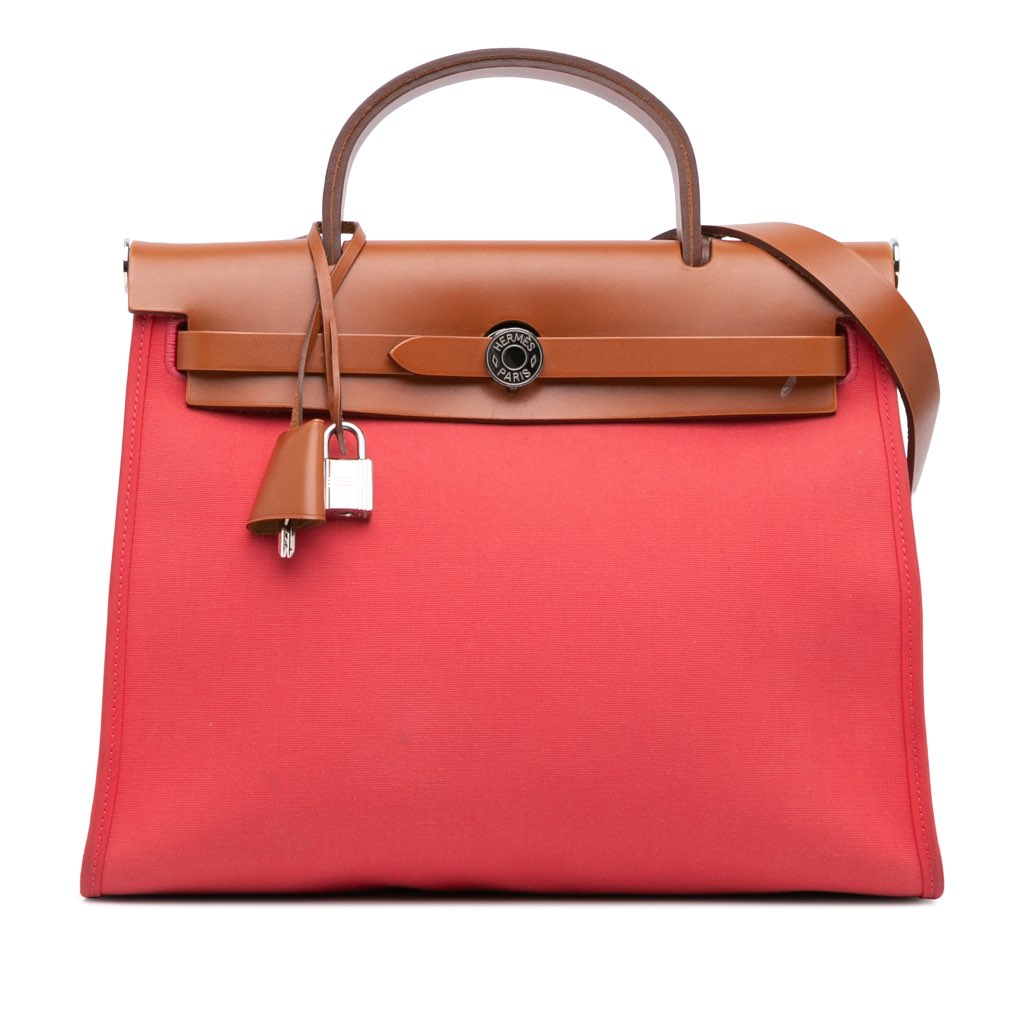 Hermès Toile Herbag Zip 31