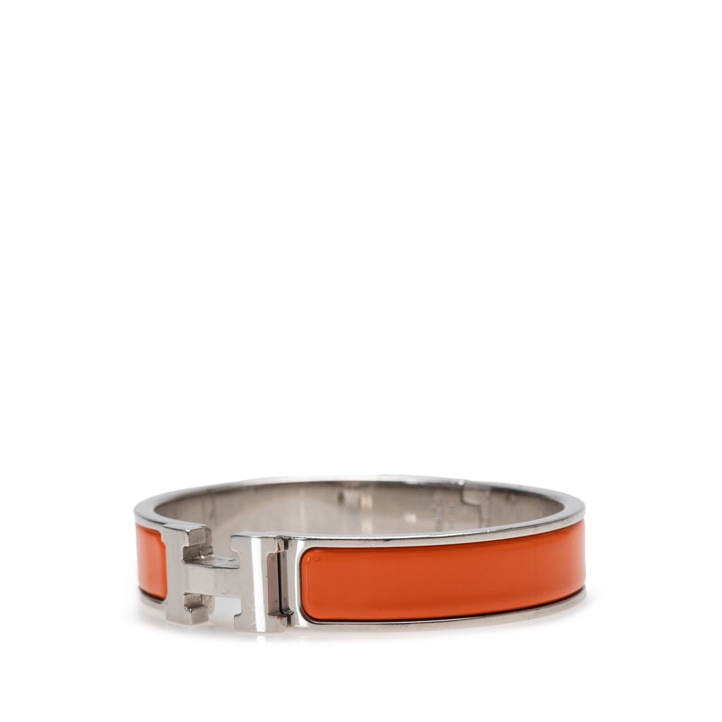 Hermès Narrow Enamel Clic H Bracelet PM - 2