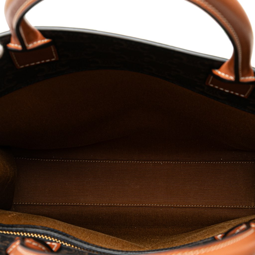 Celine Small Triomphe Coated Canvas Vertical Cabas Tote - 4