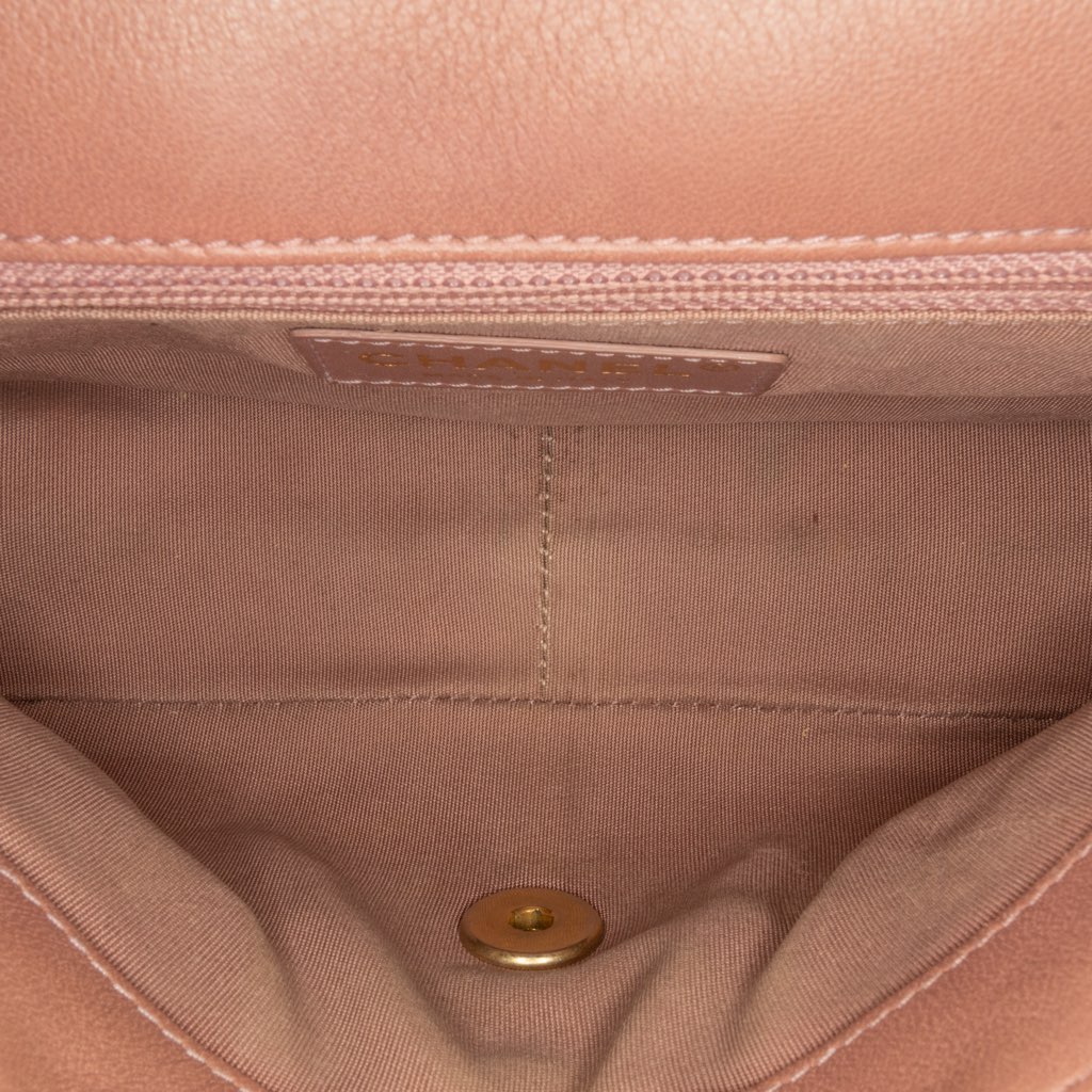 Chanel Mini Rectangular Chevron Lambskin Chain Around Flap - 5