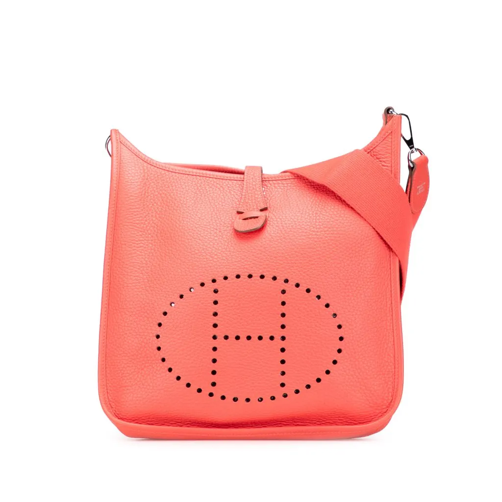 Hermès Clemence Evelyne III 29 Pink Leather Very good - Front View