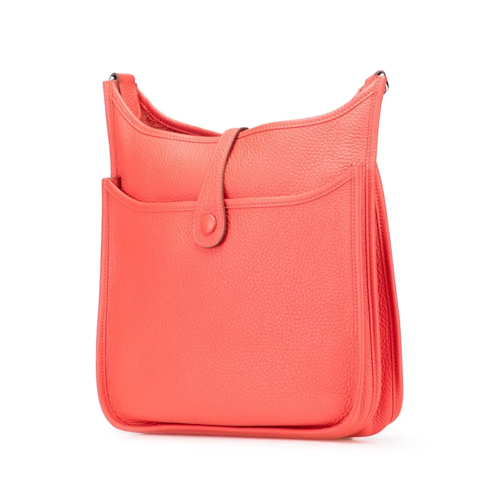 Hermès Clemence Evelyne III 29 Pink Leather Very good - Back View