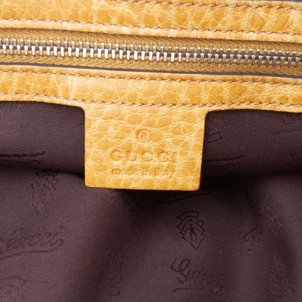 Gucci Medium GG Canvas Bamboo Libeccio Tote - 5