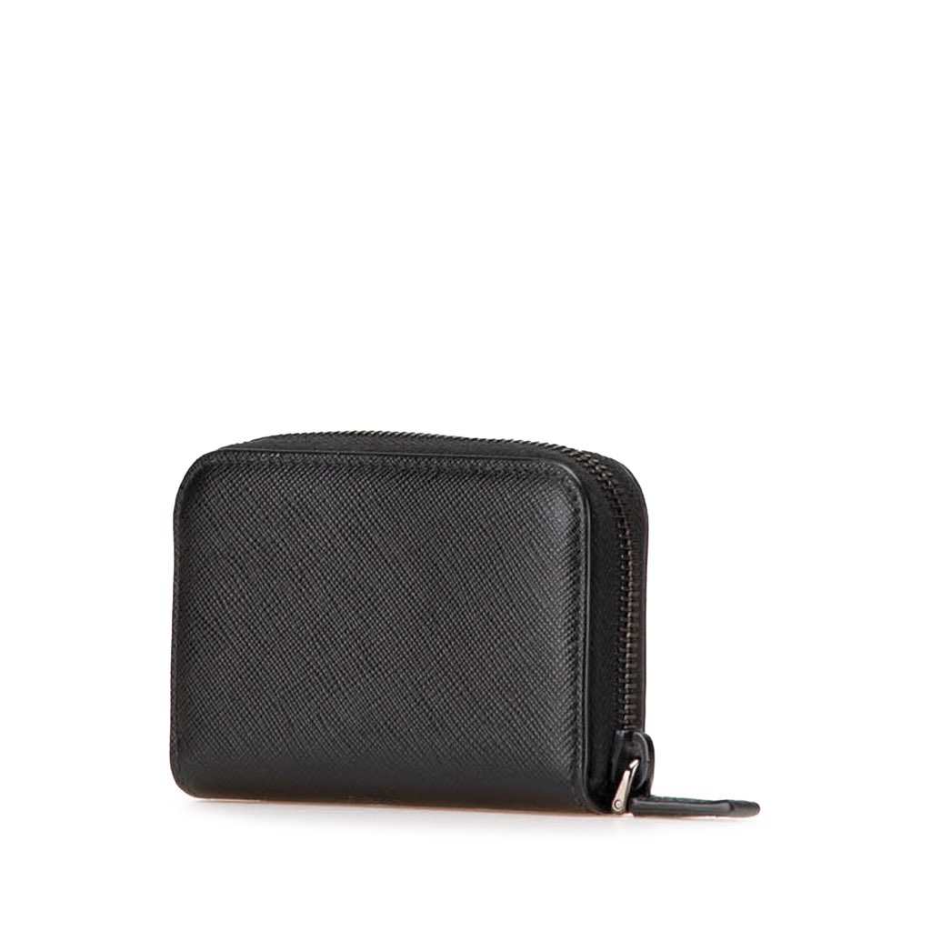 Prada Saffiano Zip Coin Pouch - 2